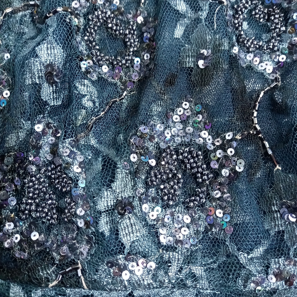 Anyhea Crawford vintage lace shirt jacket 16 - Picture 4 of 11